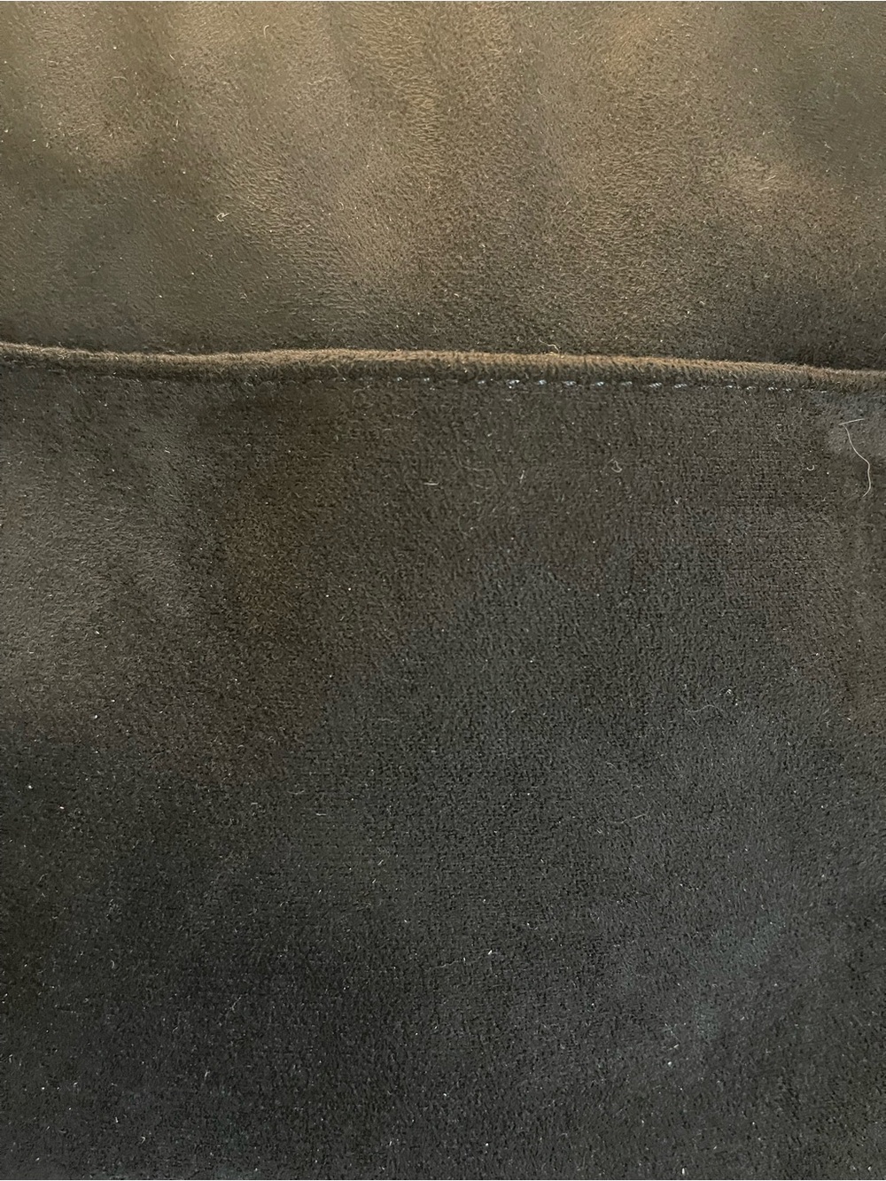 Ah-dorned Suede Black Crossbody Bag With a designed Stars Strap - Picture 10 of 11